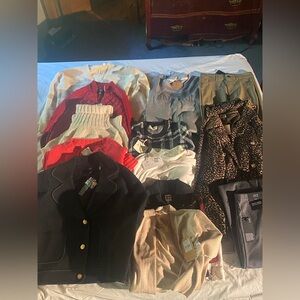Reseller Inventory Box size S and XS. All items brand new with tags. 13 items
